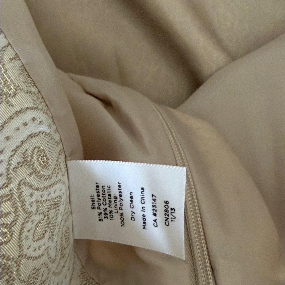 Talbots Cream Patterned Ankle Pants - image 4